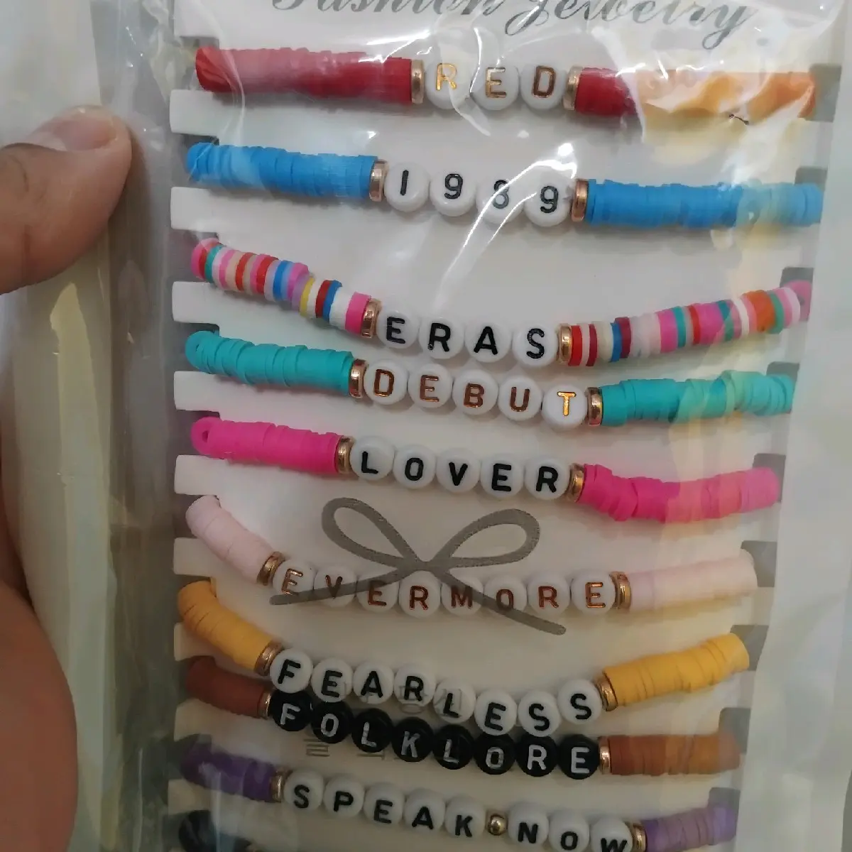 Taylor Swift Bracelets Pack - Set of 12 Bracelets