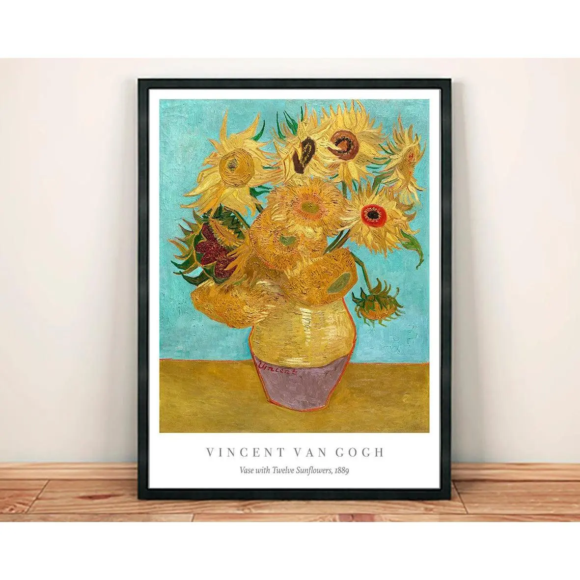 VAN GOGH POSTER: Vase with Twelve Sunflowers Print