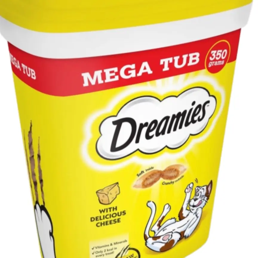Dreamies Mega Tub Cheese Flavour Cat Treats