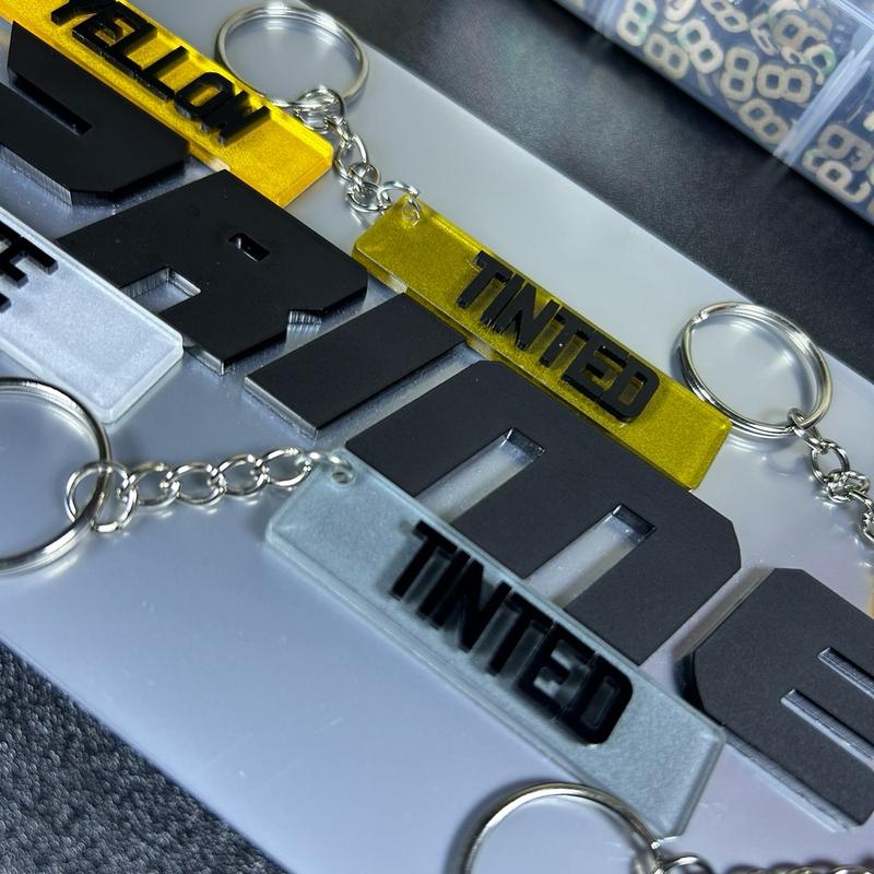 Personalised 4D Number Plate Keyring Custom | Gift | Birthday | Car Accessories 7