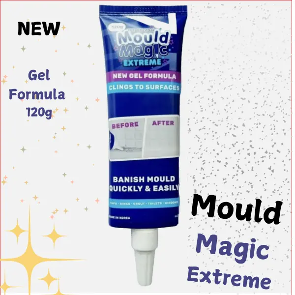 Genuine Mould Magic Extreme Gel Formula 120g Tube - Eco Taps, Sinks, Grout, Windows