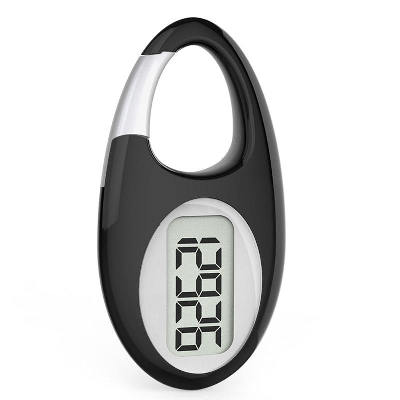 Simple Step Counter Walking 3D Pedometer With Lanyard 2