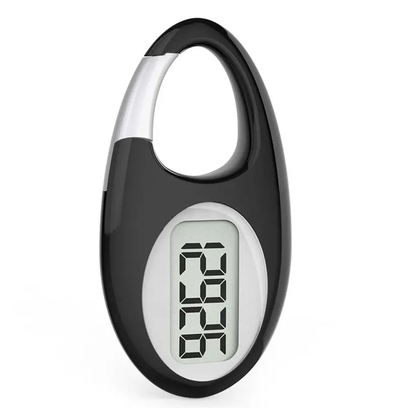 Simple Step Counter Walking 3D Pedometer With Lanyard 2