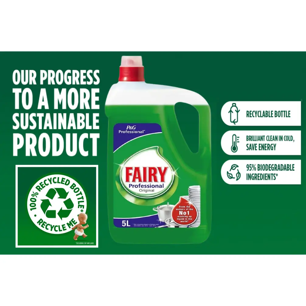 Fairy Original Professional  Washing Up Liquid 5 Litres