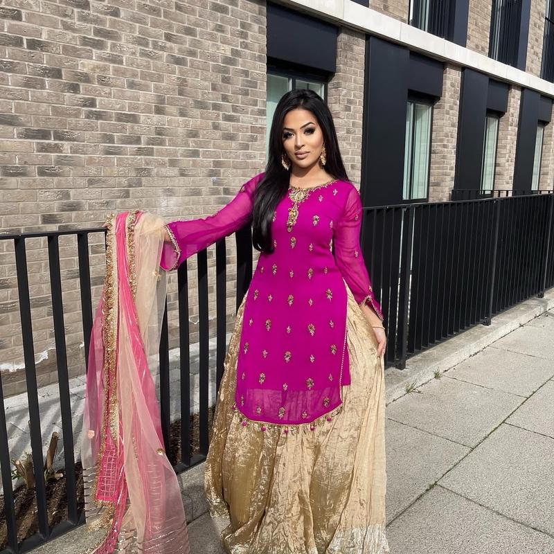 Khudabaksh original hot pink 3