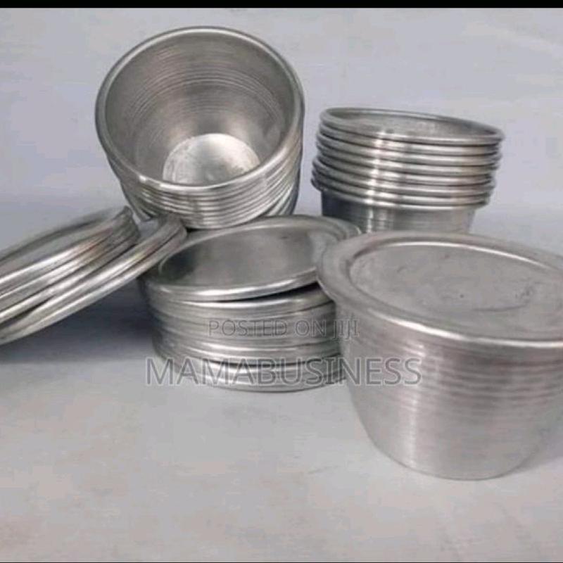 12X Reusable Aluminium Moi Moi Plates with Lid - Eco-Friendly 3