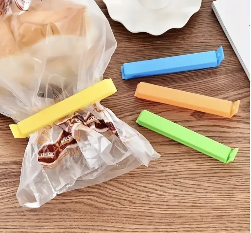 20 pcs  Reusable Plastic Bag Clips Plastic Sealer Food Sealing Clips Moisture-proof Sealing Clips - Keep Your Snacks Fresh And Secure! 2