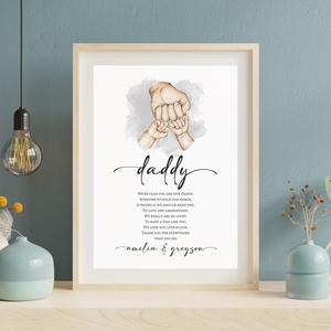 Pay What You Can Afford - Fathers Day Poem Print Decor Gift, Daddy/Grandad