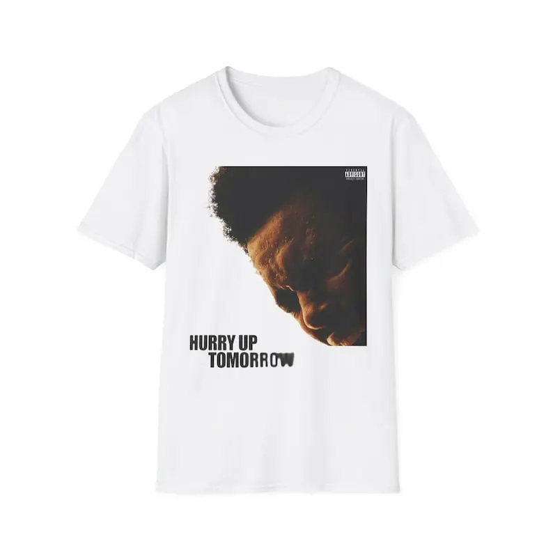 Hurry Up Tomorrow Inspired Shirt, The Weeknd Fan Merch 1