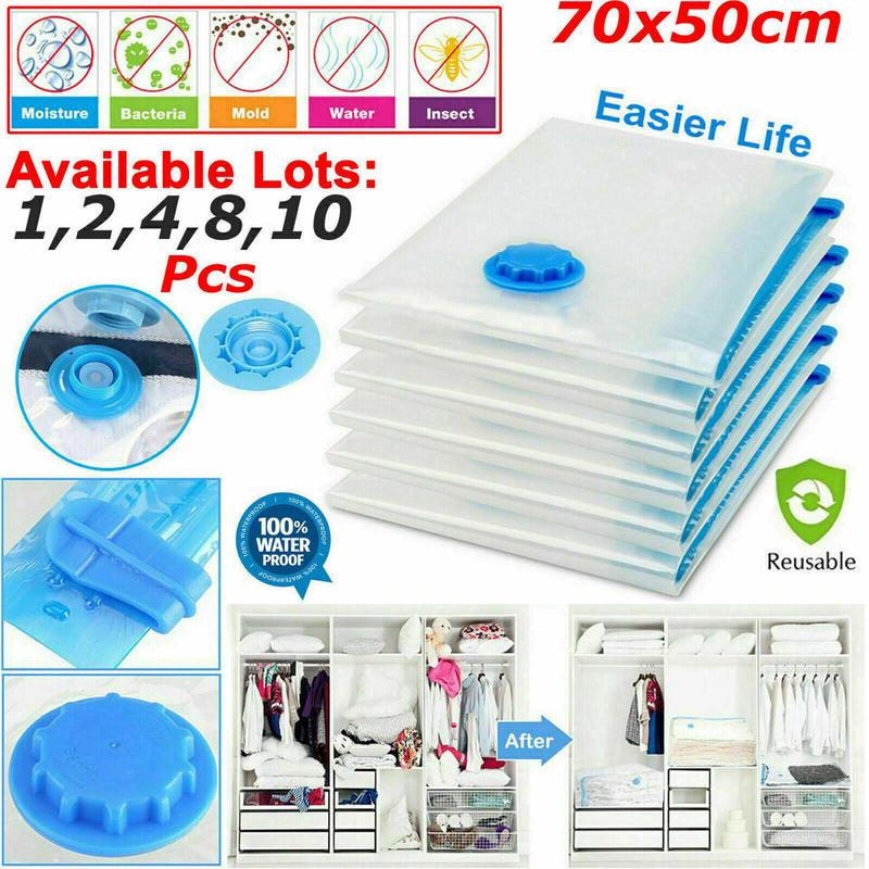 STRONG VACUUM STORAGE SPACE SAVING BAGS VAC BAG SPACE SAVER VACCUM VACUM BAG 1