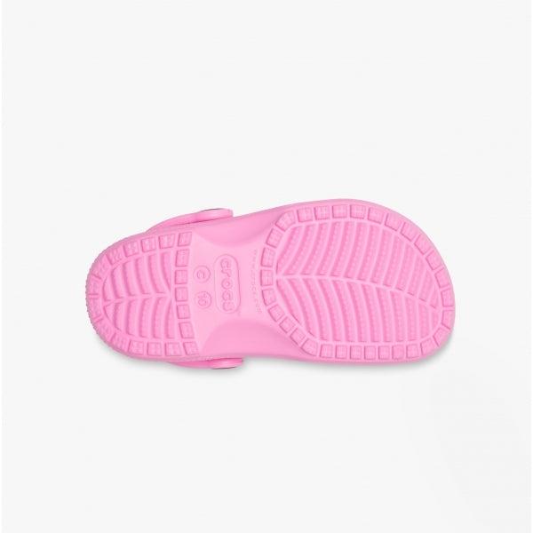 Crocs 206990-6SW TODDLER CLASSIC Girls Clogs Taffy Pink Casual 3