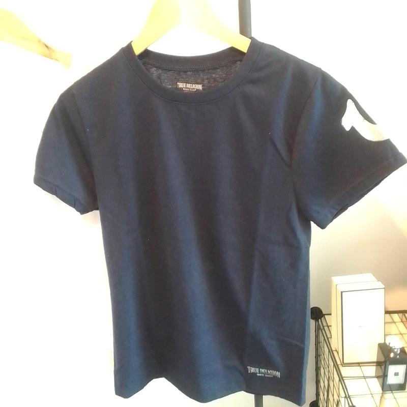 True Religion Men's 3+1 Crew Neck Tee - Black - Menswear, Hoodie size small 2