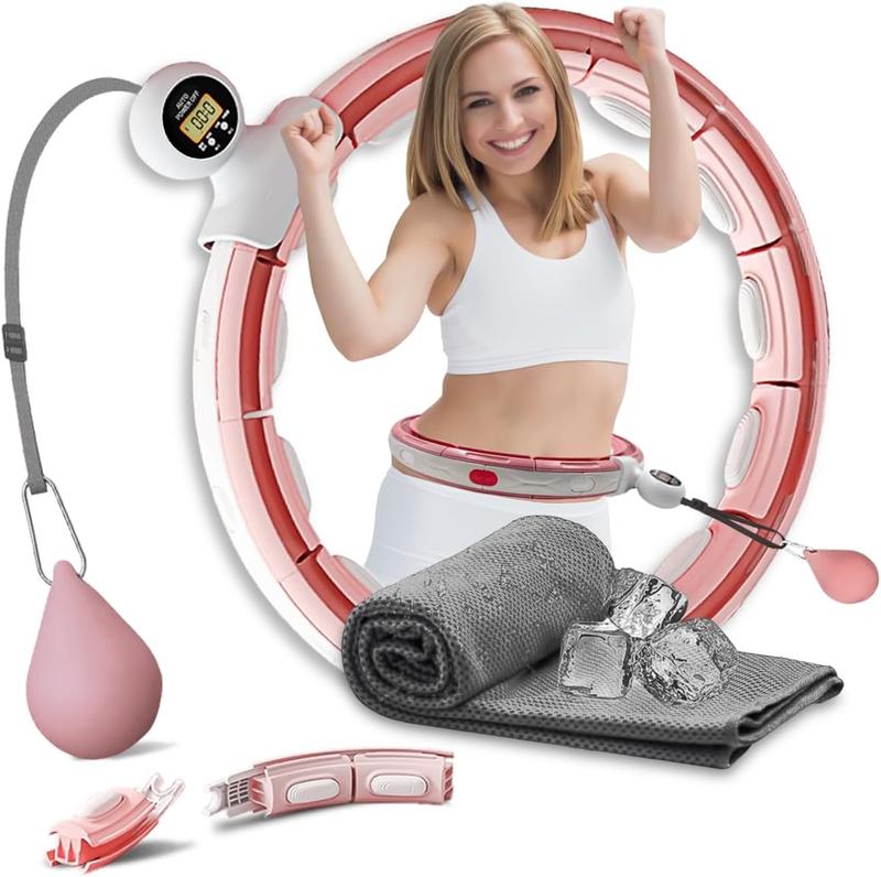 Product Introduction of Weighted Hula Hoop, Infinity Smart Hula Hoops with 16 Knots, 360 Degree Auto-Spinning Ball Massage, Infinity Hoop For Adults, Fitness Equipment For Weight Loss 7