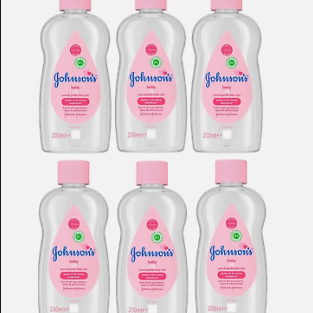 Johnson's Baby Oil 200ML (Pack of 6) - Pack of 6 Bottles