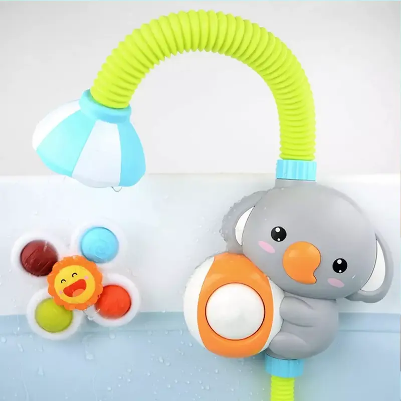 3X Baby Spinner Toys Cartoon Spinning Toys Fidget Suction Cup Bath Toy Gifts 2