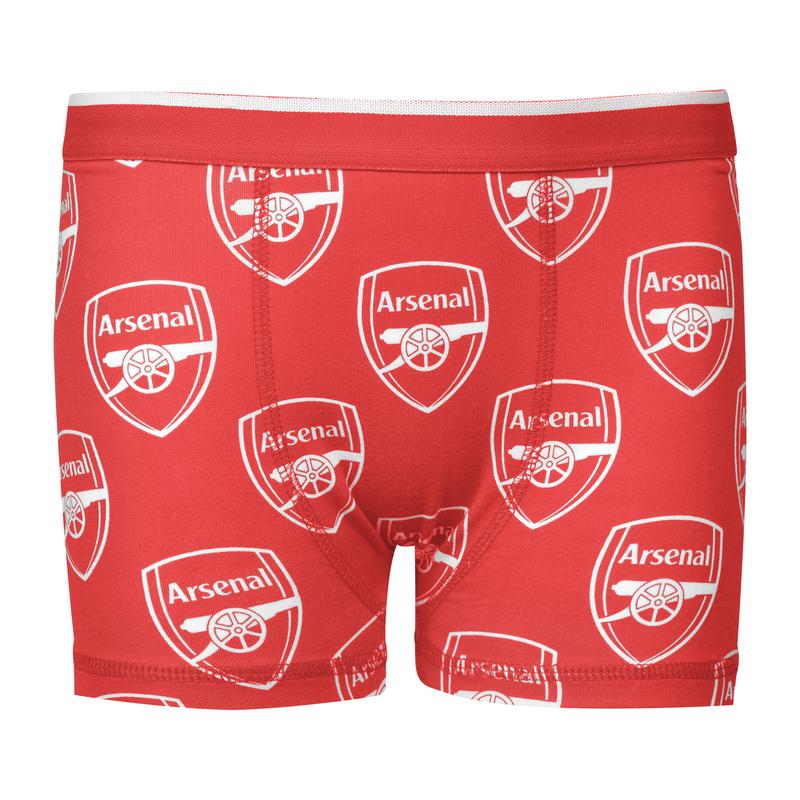 Arsenal F.C. Boys Boxers | Boys Boxer Shorts Pack of 3 | Arsenal Gifts For Boys | Multipack Underwear For Boys 3
