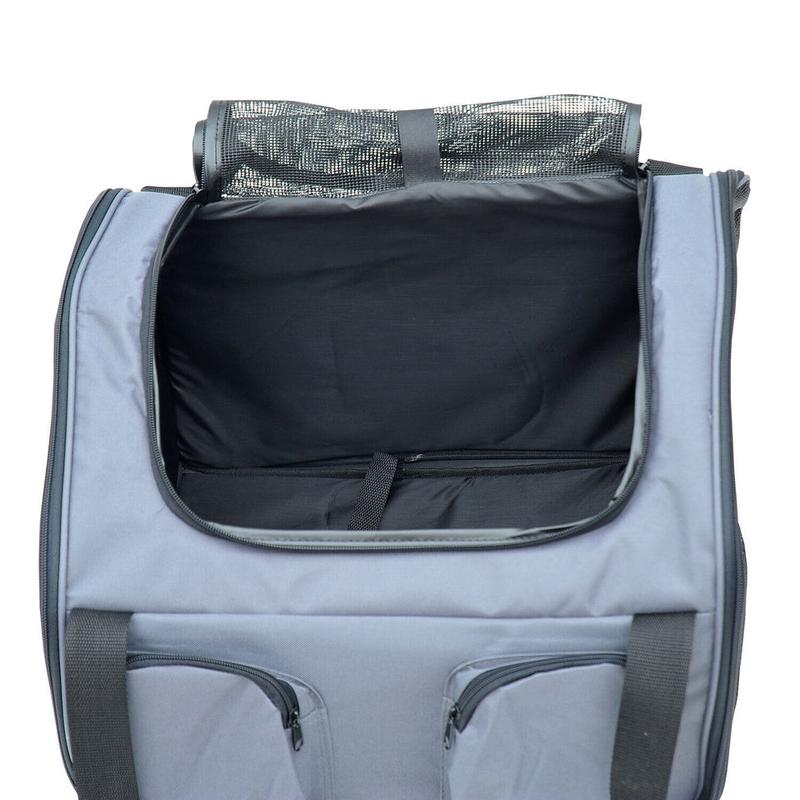 Pets Carrier Folding Bag Car Seat Cat Dog Puppy Portable Travel Cage Mesh Holder 7