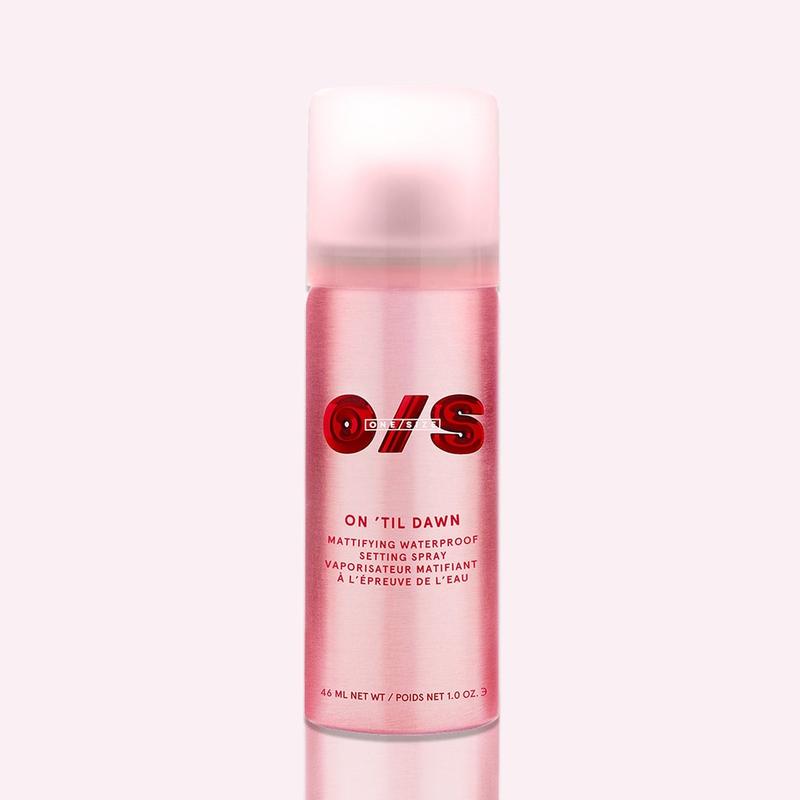 One Size Beauty On 'Til Dawn Mattifying Waterproof Setting Spray for Makeup - Green Tea Extract & Witch Hazel - Long Lasting Hold 1