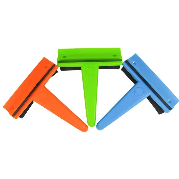 3 in 1 Ice Squeegee Ice Scraper (colour may vary) for cars and windows, Rubber Blade 2