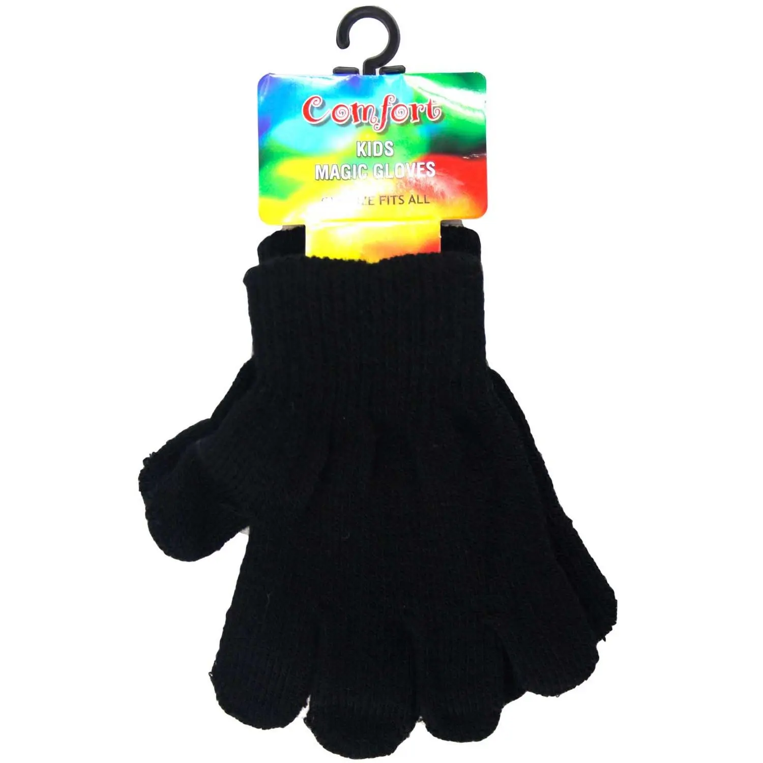 Kids 6 Pack Gloves Black