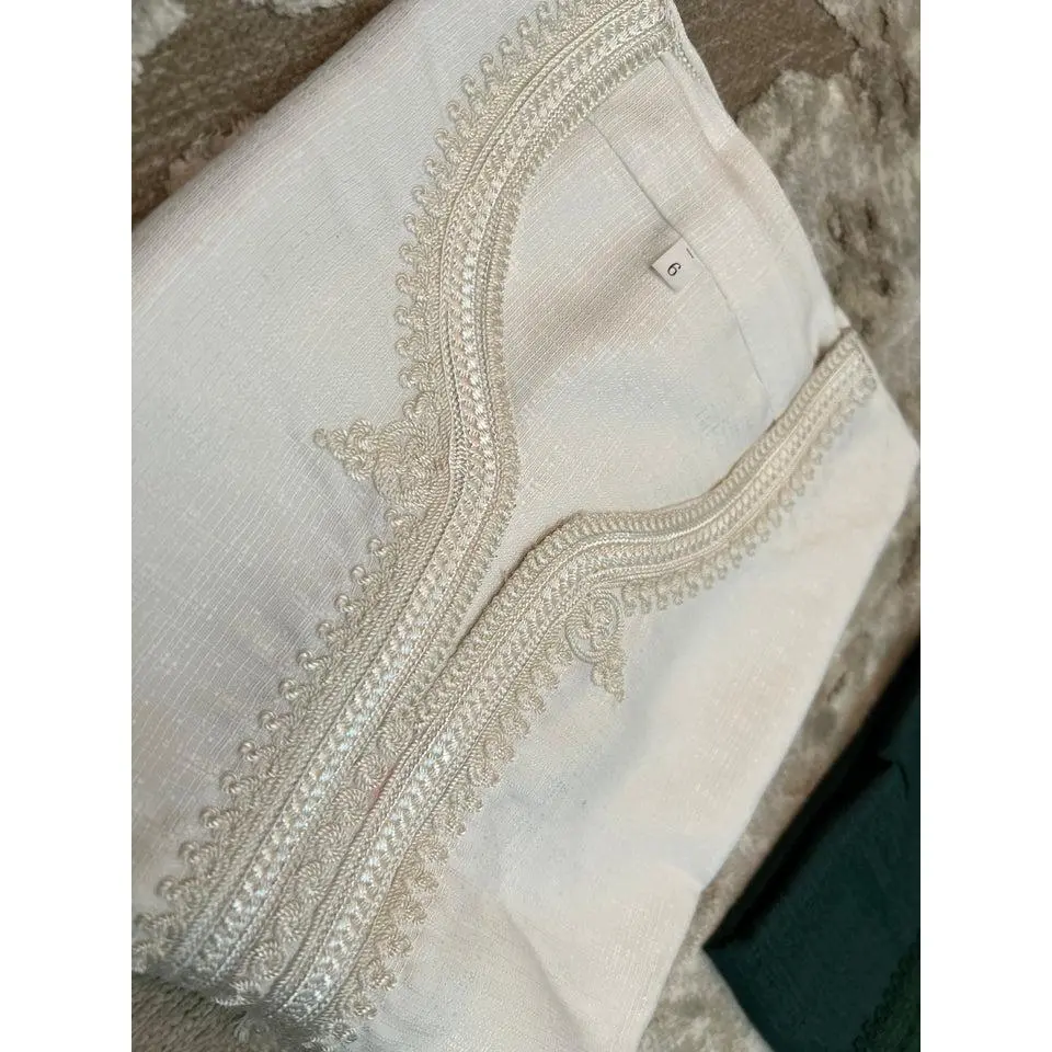 Boys Premium Linen thobe short sleeves Kandoura