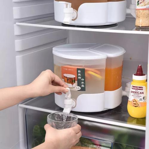 5L Jug With Tap Cold Water Container Lemonade Drink Dispenser for Refrigerator 1