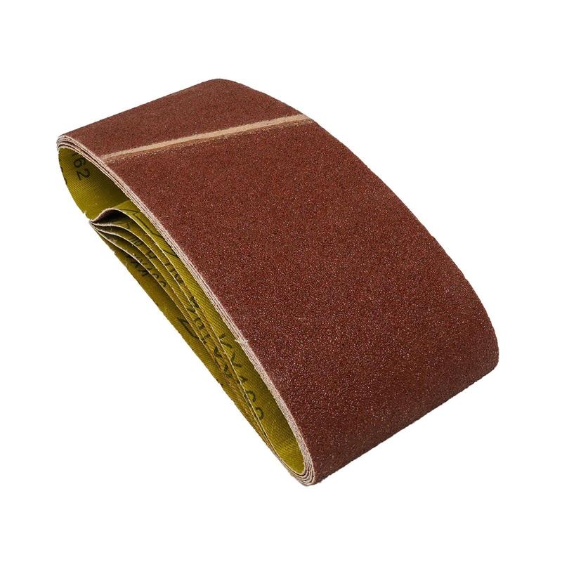 Dapetz Sanding Belts 65mm x 410mm 5PCS 60 Grit Coarse Sander Belts For Wood Metal Grinding Sharpening Derusting 0