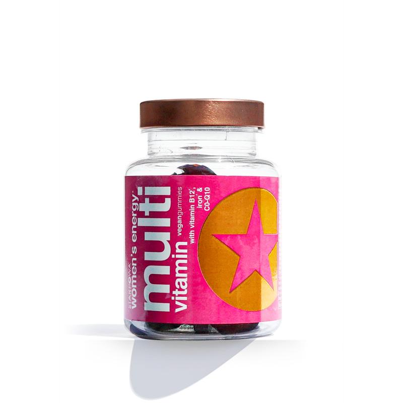Women's Energy Multivitamin | Vegan Vitamin Gummies | Raspberry & Cranberry | 1000mg | 30 Day Supply | Made in the UK | Greater absorption 0