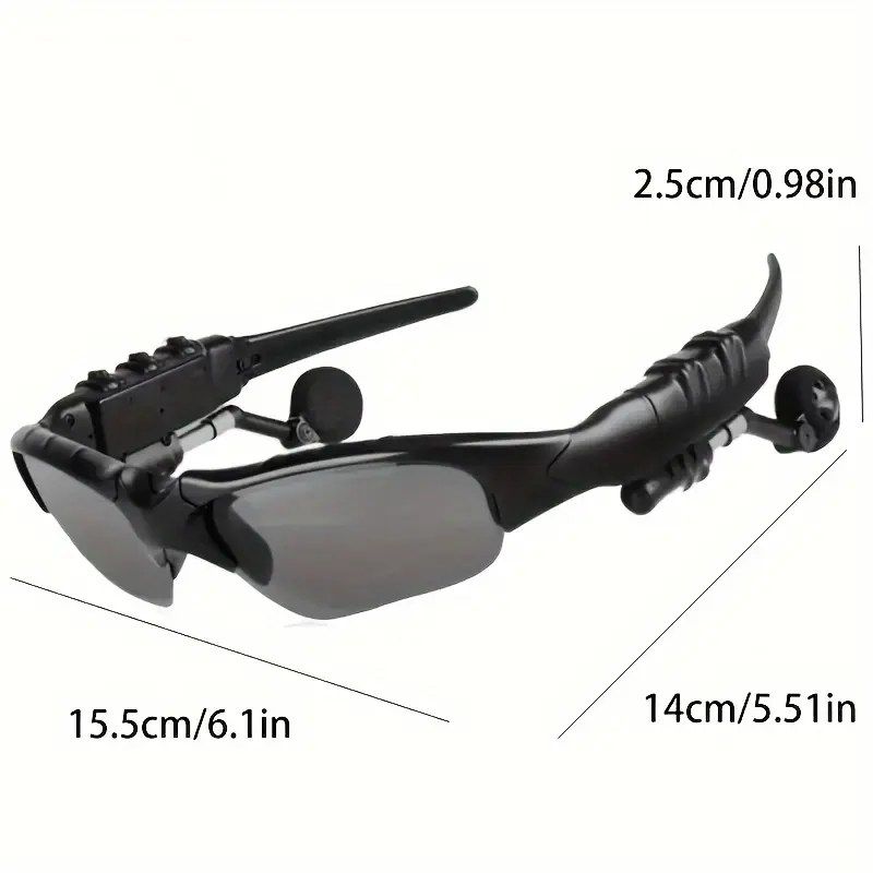Versatile, Smart Wireless Glasses with High-Fidelity Stereo Sound - USB Rechargeable, Perfect for Driving, Cycling & Outdoor Adventures 1