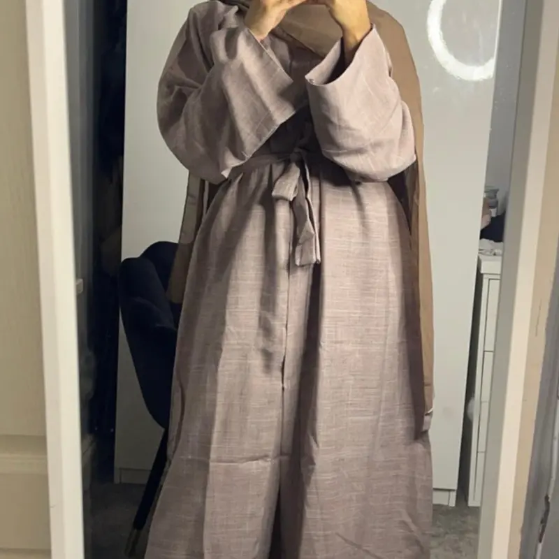Linen abaya 2