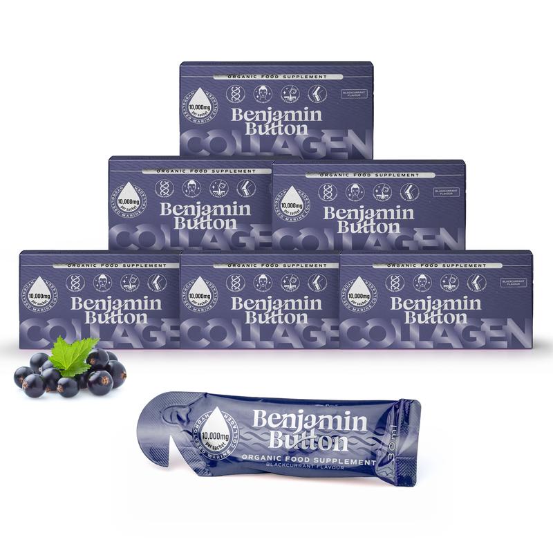 84x BlackCurrant 12,000mg Marine Collagen Liquid Sachets 0