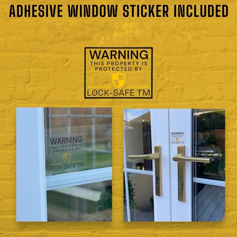 Patio Door Lock - French Door Lock - Security Lock - Lock-SafeTM 3