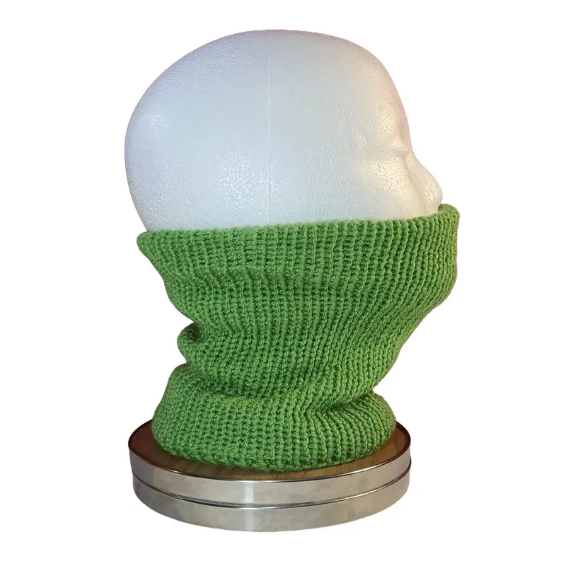 Cozy Knit Snood Neckwarmer for Men and Women - Versatile Fashion Accessory 1