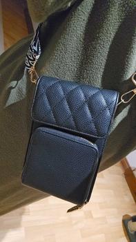Product Review of Fashionable Argyle Quilted Detail Crossbody Bag, Casual Plain Phone Wallet Bag with Adjustable Wide Shoulder Strap, Simple All-match Bag for Daily Life from S**m 0