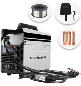 Autojack MIG Welder 130 Amp Gasless Welding Including Torch & Weld Wire - Great for DIY Projects