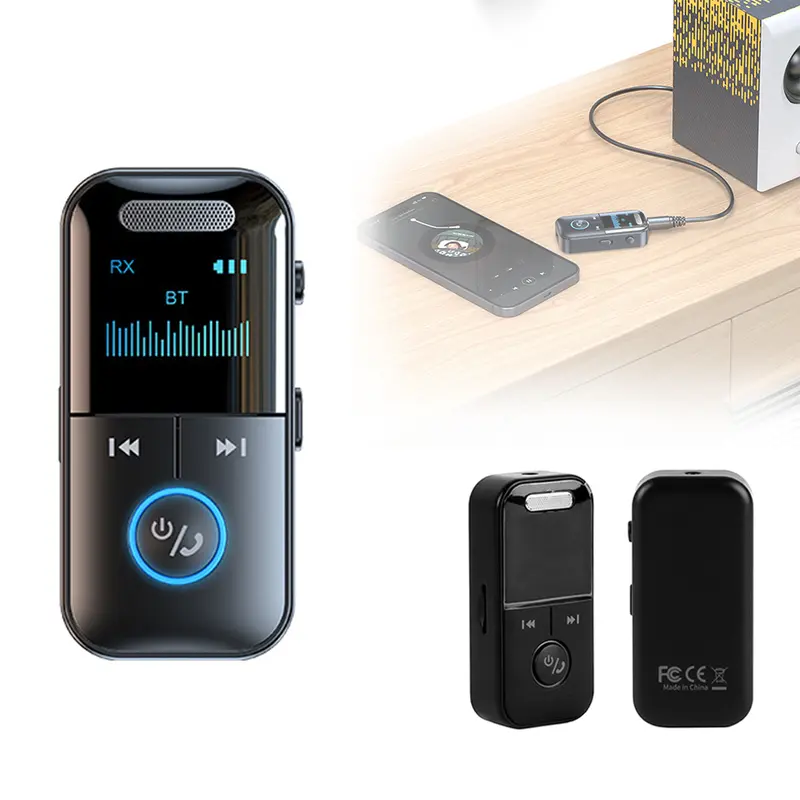 Bluetooth Audio Adapter Wireless Receiver Transmitter MP3 Player 3.5mm Aux for TV Car Headphones HiFi Speaker 3