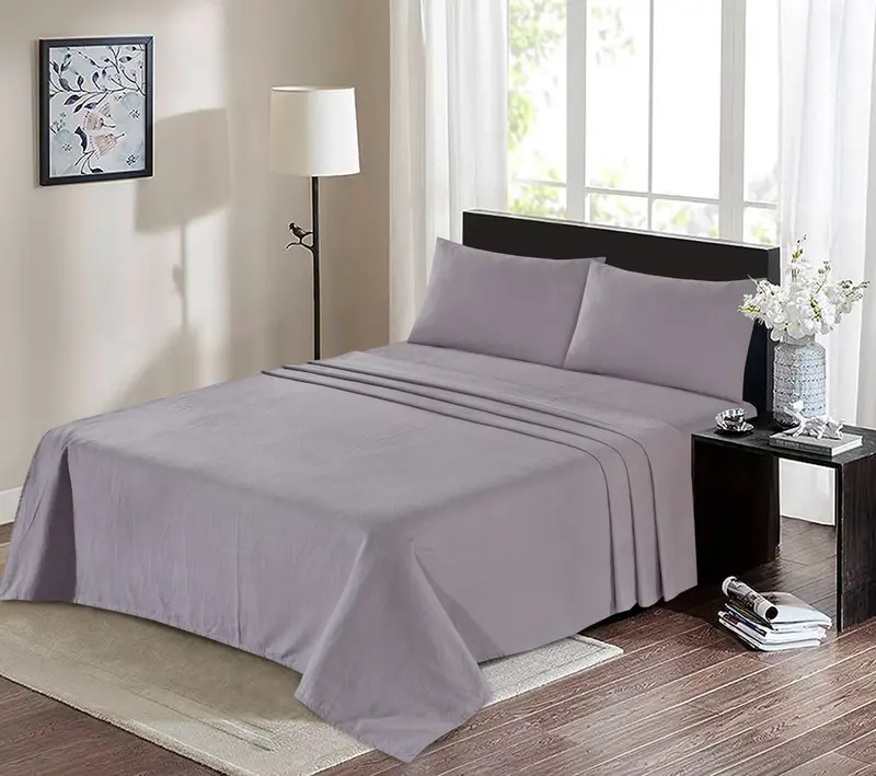 Northern Luxe Flannelette Fitted Sheets Super Soft Brushed Cotton Bed Sheet Thermal Warm Cosy Breathable Hypoallergenic Extra Deep Luxury Bedding Top Sheet Fitted Top Deep Fitted Sheet 6