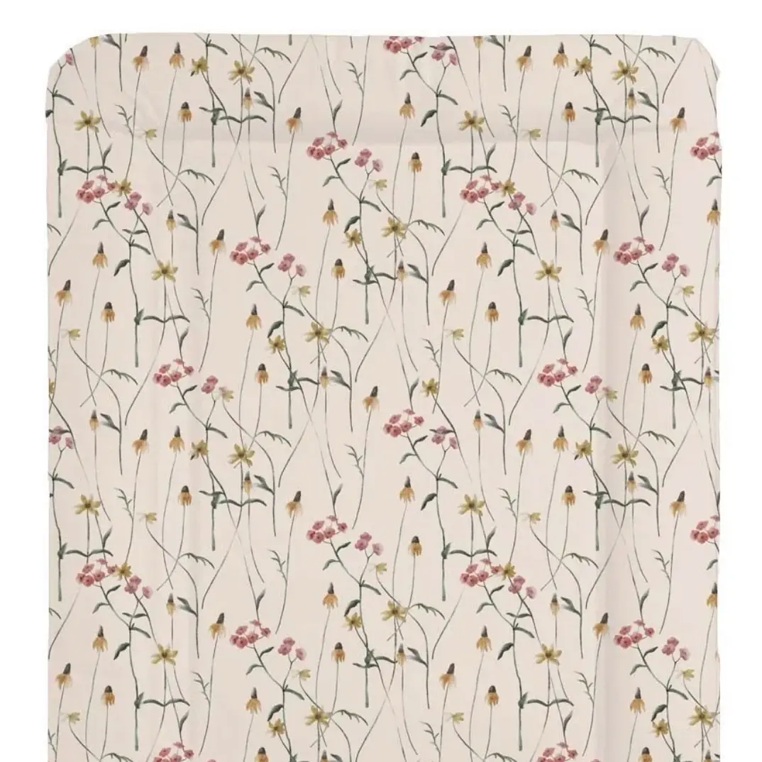 Sunnybabies Wild Flower Baby Changing Mat For Babies Toddler Nursery Wipe Down PVC baby  changing  mat
