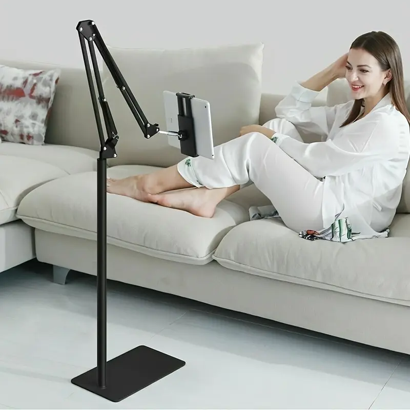 Universal 360-degree Adjustable Floor Stand Holder For Tablet/iPad/Phone 5