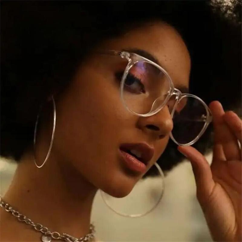 Stylish Oval Blue Light Blocking Glasses for Enhanced Gaming Experience Oversized Glasses 2