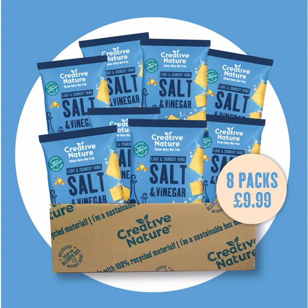 Salt & Vinegar Crispy Thins - x8