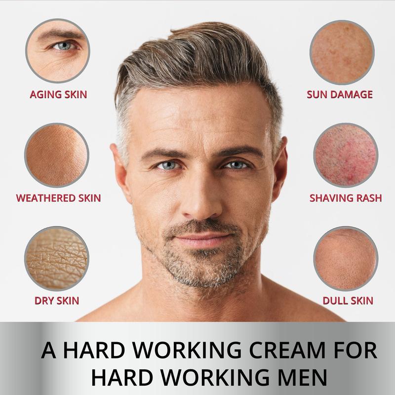 Men's Moisturiser Set with 3 Face Serums 6