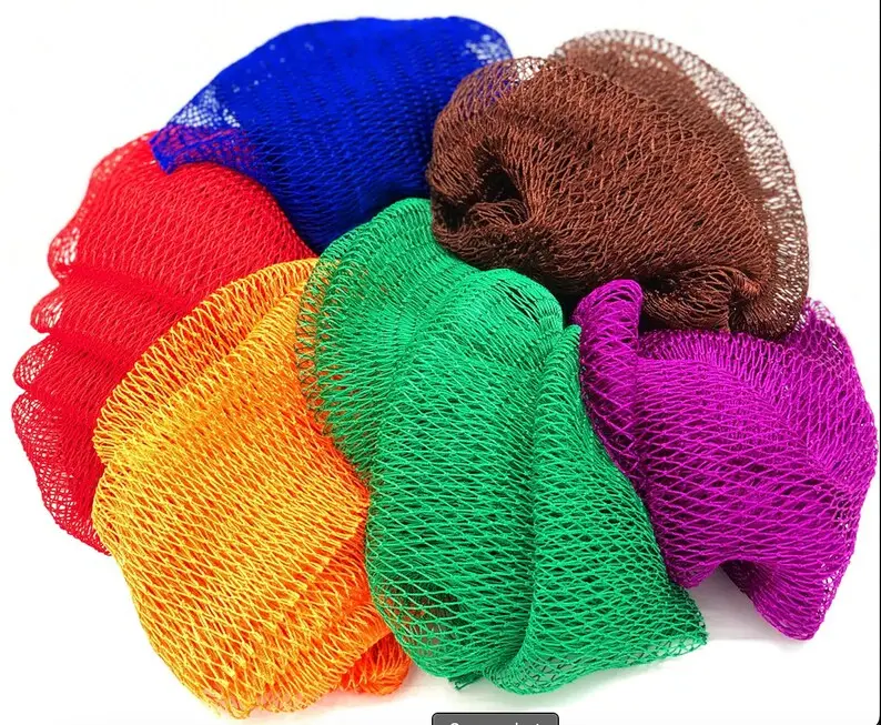 African Net Sponge for Soft and Supple Skin - Bath and Shower Accessory - Hand, Personal