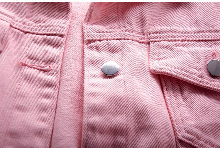 Product Introduction of 2024Spring autumn New Denim Jacket Women Casual Tops Short Coat Female color Jean Jackets Cotton Loose Outerwear Woman Tops 30