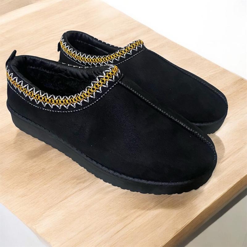 Product Introduction of Women's Faux Fur Slip-On Slippers - Warm and Cozy Footwear for Winter - Girl Walking Shoes Comfort Slide 5