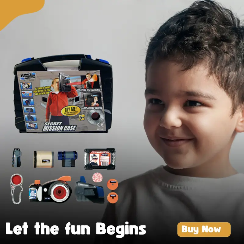 Spy Undercover Secret Mission Case for Kids 6