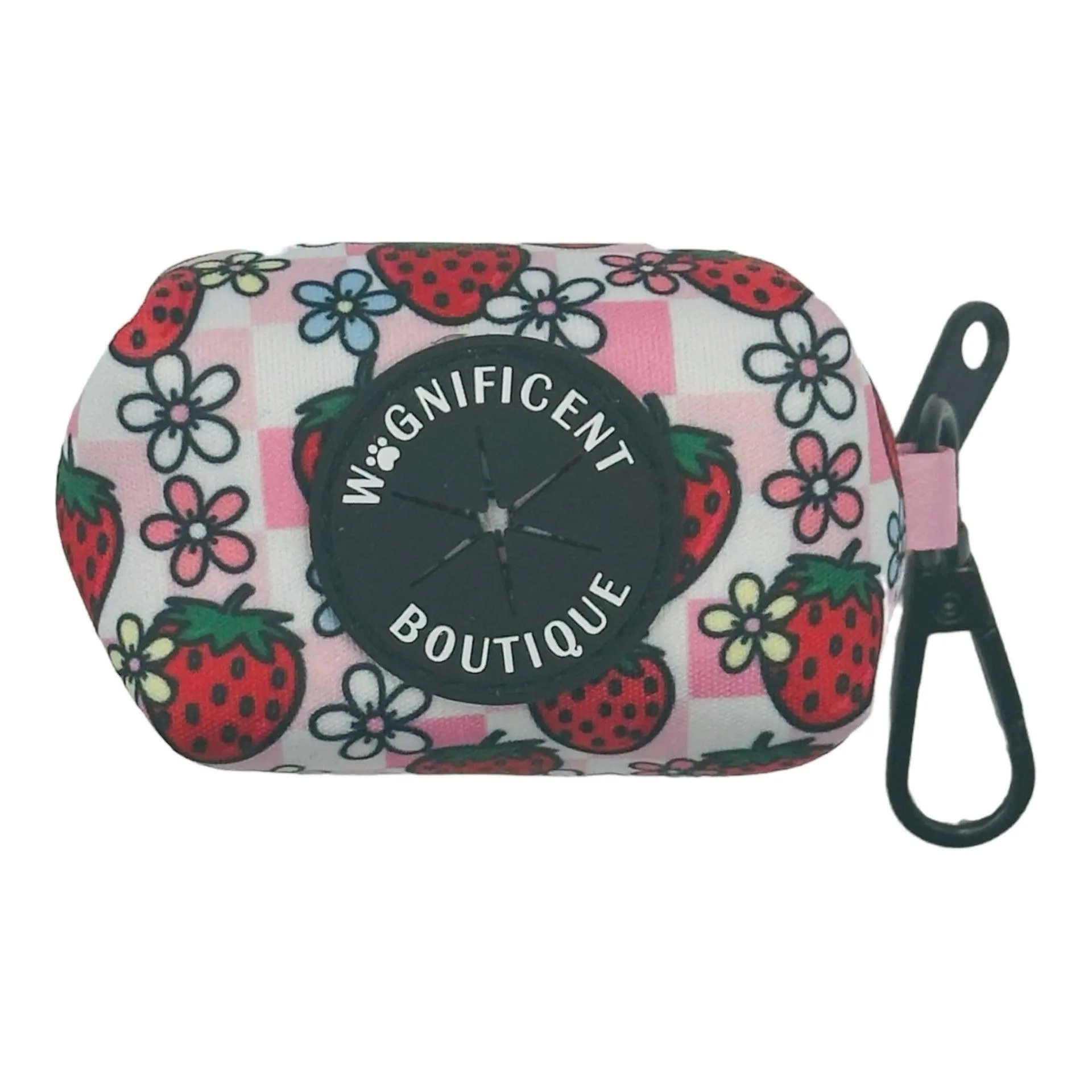 Strawberry Picnic Poo Bag Holder