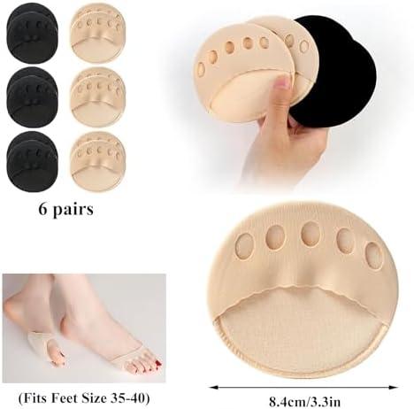 12Pcs Metatarsal Pads for Women - Soft Forefoot Cushions for Immediate Pain Relief - Comfortable Foot Pads for Daily Wear Footwear Shoe Insoles Active Parent 3