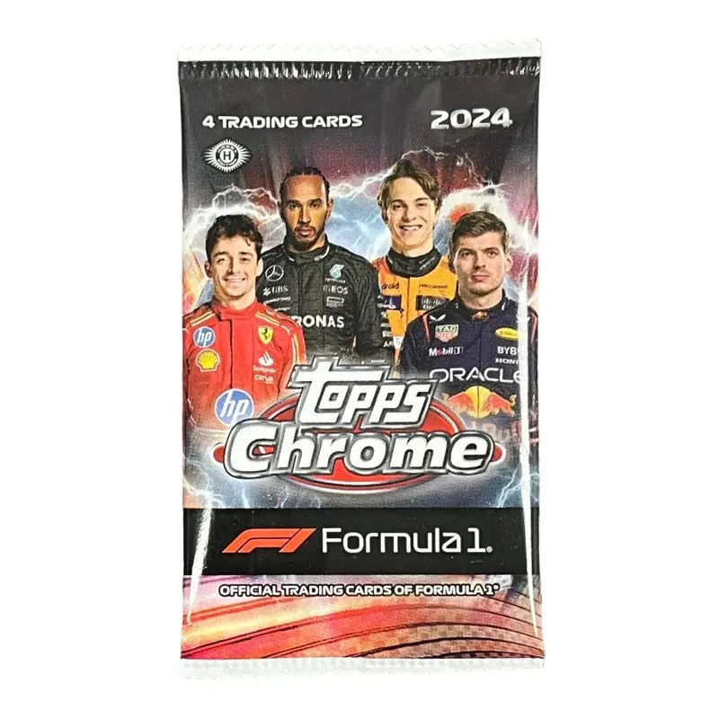 1x Pack - Topps Chrome F1 2024 Qualifying Lap Box - Ripped & Shipped