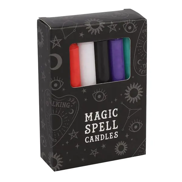 Set of 12 Mixed Spell Candles spell  candles